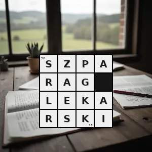 Hasło krzyżówkowe warzywo o grubych pędach wyrastających z kłącza - szparag lekarski – rozwiązanie, synonimy, podpowiedzi i definicje krzyżówkowe